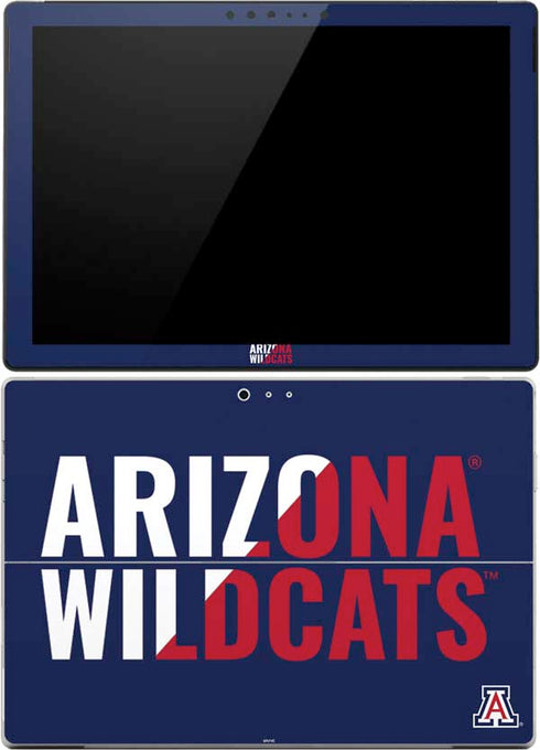 University of Arizona Wildcats Logo Split Blue Surface Pro (2017) Skin